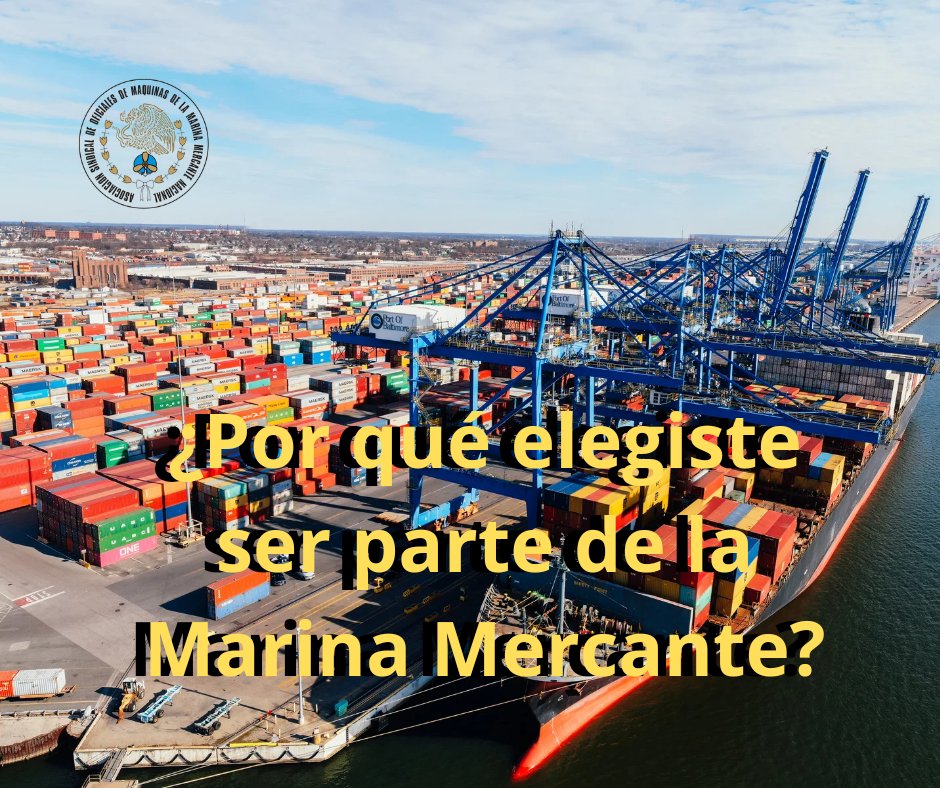 ¿Por qué elegiste ser parte de la Marina Mercante? Dinos qué o quién te inspiró. 🙏🏻
.
Llámanos al 229932-28-07 / 229932-87-37 o escríbenos hoy al 2299585759.
.
#asommmn #asociacionsindical #oficialdemaquinas #marinamercante #marinomercante #veracruzmercante
