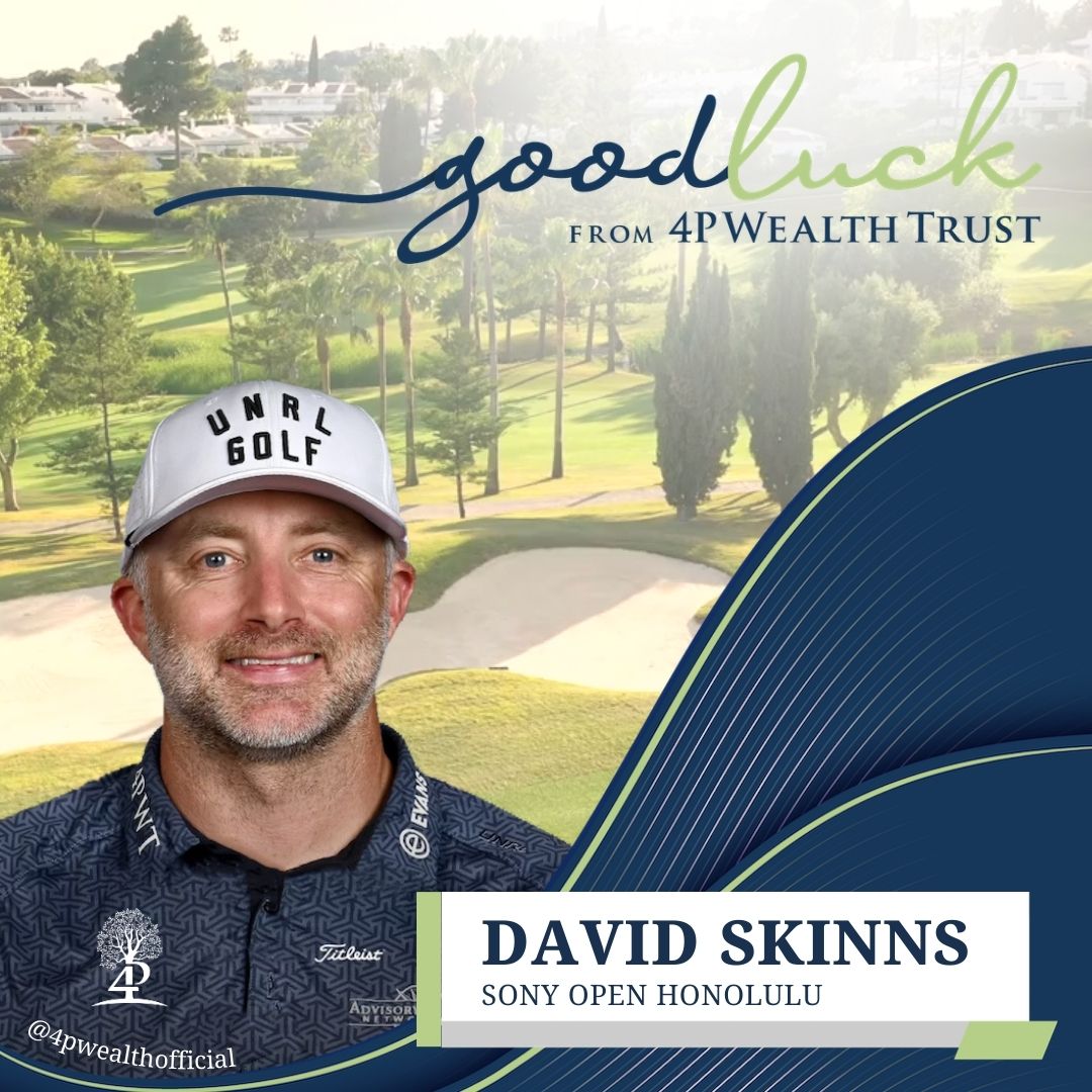 4PWealthTrust's tweet photo. The first round of the 2024 #SonyOpenHawaii  commences today, January 11, and we couldn’t be more excited. Tune in to the tournament on ESPN+ for primary tournament coverage. ⛳

Special shoutout to @skinnsygolf. Cheering you on!  
#pgatour #sonyopenhawaii https://t.co/qOr8gfm098