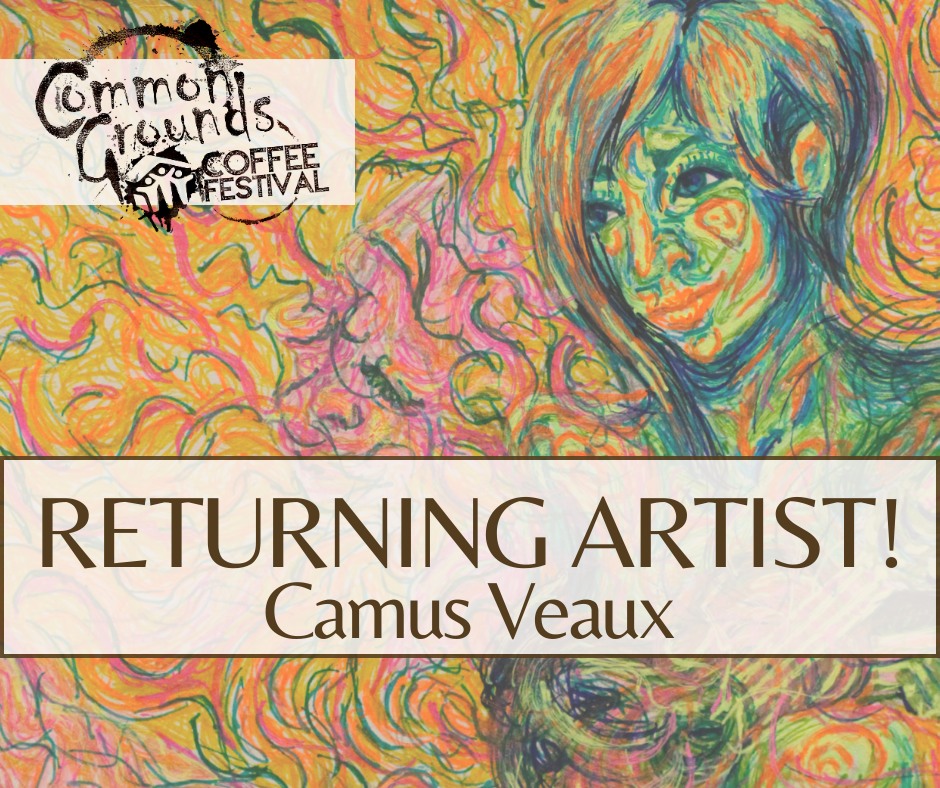 We're excited to welcome back Camus Veaux Art to Common Grounds Coffee Festival Round 3! Come out March 2nd to the Cleveland County Fairgrounds for a day full of coffee and fun! roserockhabitat.org/coffee2024/