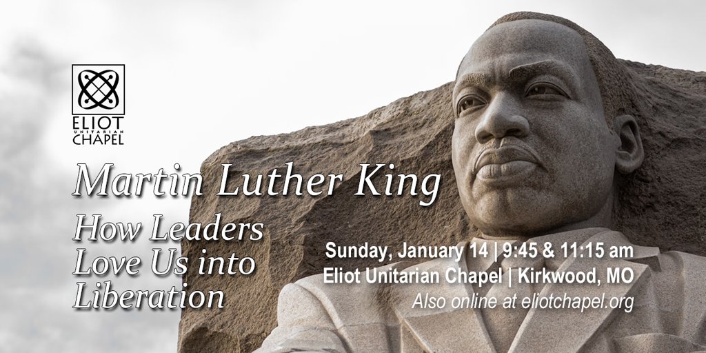 MLK embodied a unique style of leadership that worked in his time. What kind of leaders do we yearn for today? Join us on Sunday as we consider this question.