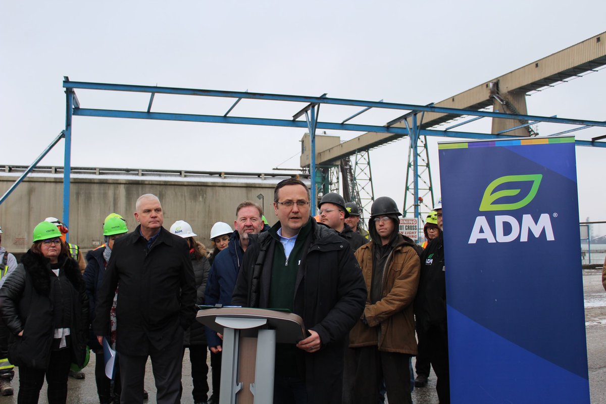 SMacKenzieSCO's tweet photo. Great to attend this exciting announcement that will strengthen the infrastructure in WindsorEssex and increase the operations and capacity for ADM. https://t.co/deI8xEfb49