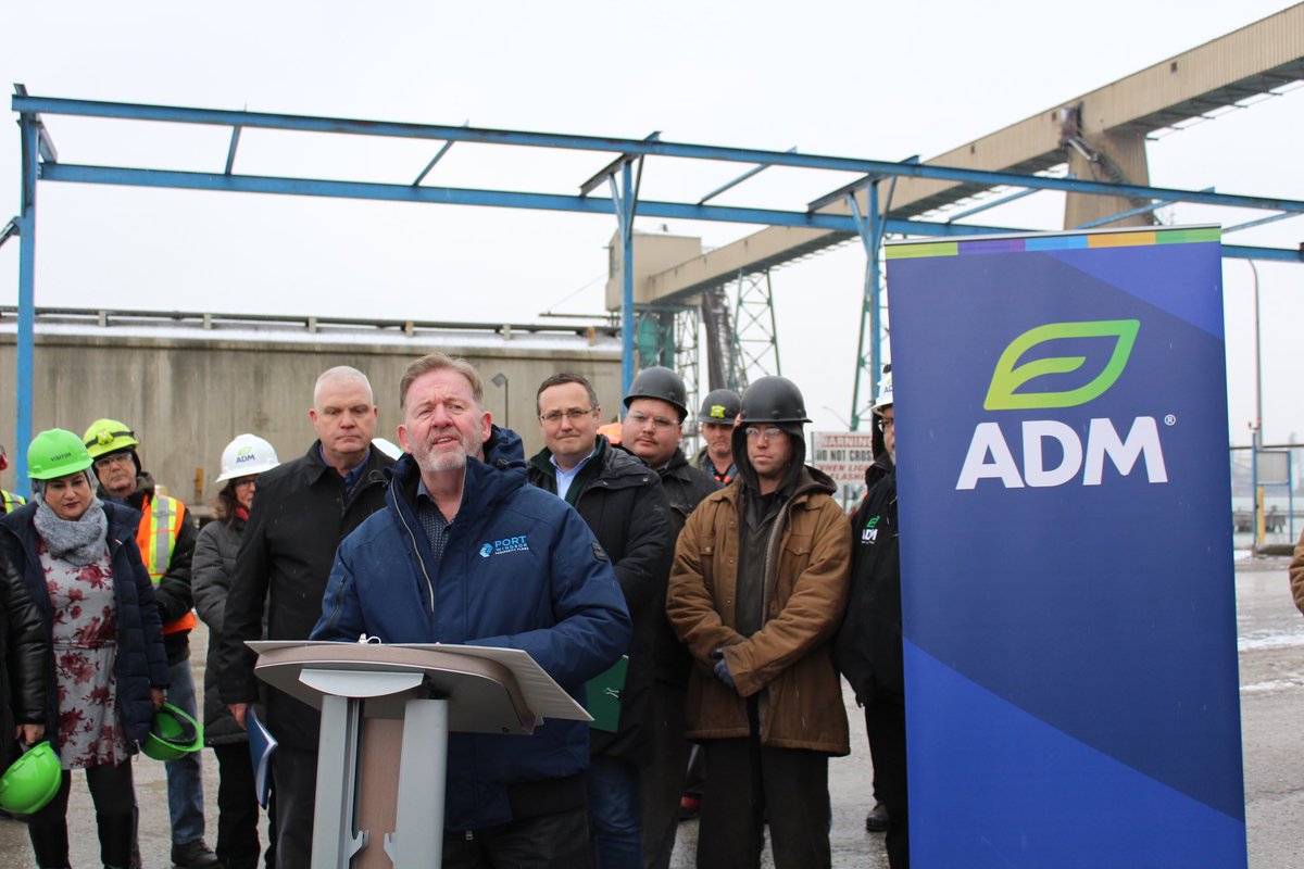 SMacKenzieSCO's tweet photo. Great to attend this exciting announcement that will strengthen the infrastructure in WindsorEssex and increase the operations and capacity for ADM. https://t.co/deI8xEfb49