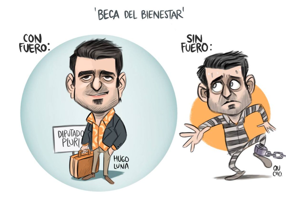 qucho's tweet photo. 📌 #Cartón Beca del Bienestar #Fuero #HugoLuna @HugoLunaV 
https://t.co/kj0pGZpaBB https://t.co/YOz4I4x0ng