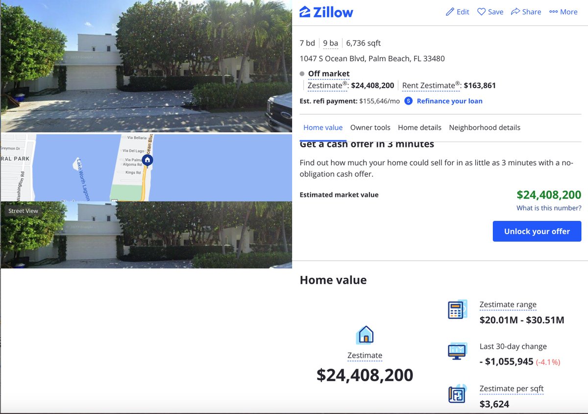 JackPPCX's tweet photo. @NewYorkStateAG lol the house down the road is worth 25 million wake up https://t.co/ifRJH8hQYp