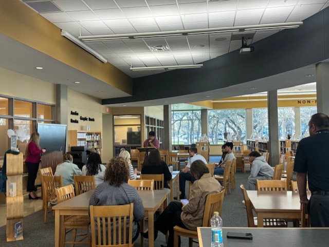 Champion HS Library tweet media