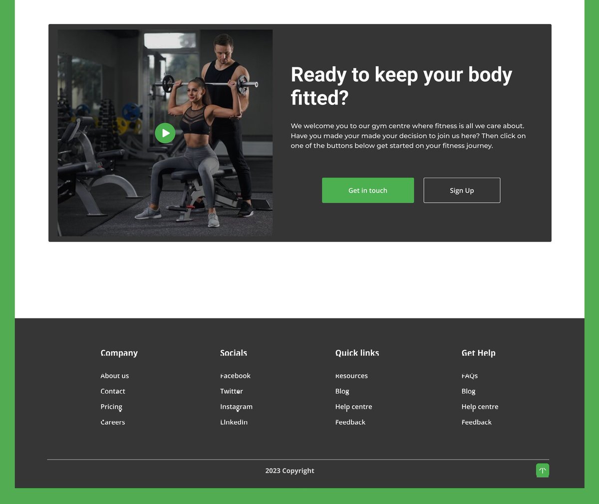 Hi design community! I'm glad to be dropping my first design of the year. If this crosses your TL, pls like, repost and comment for me to know what to do better in my next design.
#uiux #ui #ux #uidesign #uxdesign #landingpage #Webdesign #fitness #gig #communitydesign #figma