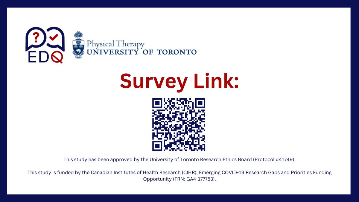 Seeking adults living with #LongCOVID in Canada, Ireland, US &amp; UK to participate in Long COVID &amp; Episodic Disability Study

To assess a questionnaire for its ability to measure disability experienced by ppl with Long COVID 

Click link to learn more:
utorontopt.az1.qualtrics.com/jfe/form/SV_b3…