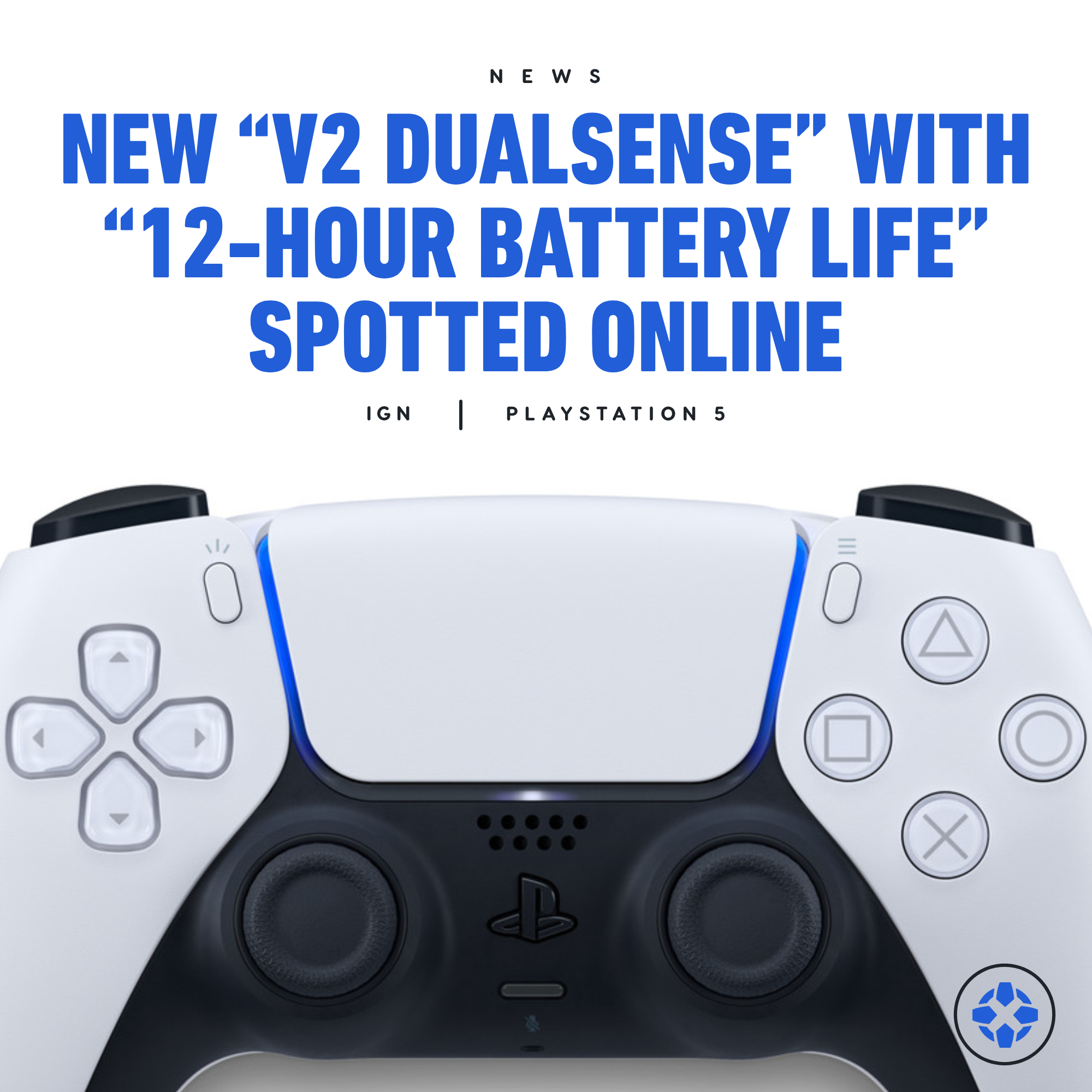 DualSense V2 spotted on BestBuy, features improved battery life