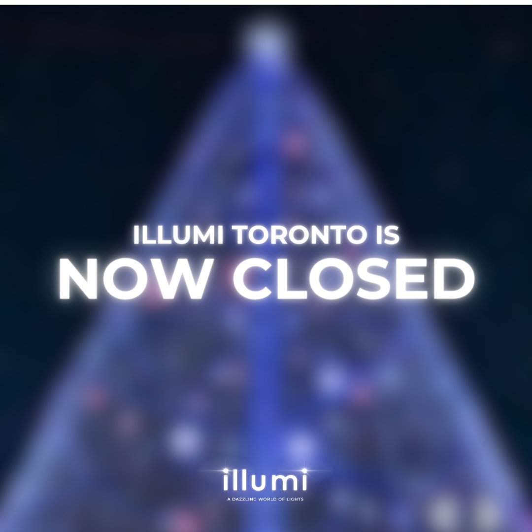 illumiToronto's tweet photo. #illumiToronto is now closed. Thanks for a fantastic second edition. 💙 

Want to stay updated? Stay following us on social! https://t.co/15589Yw8h3