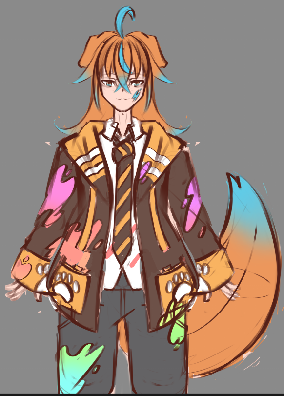 leonGoldenheart's tweet photo. Obrigado a todo mundo que deu uma passadinha na live ^w^ ficamos 40 MINUTOS ARRUMANDO O BOT DO STREAMELEMENTS 

mas pelo menos conseguimos terminar o rascunho pro png+

@/LycanVtuber muito obrigado pelo sub ^w^ https://t.co/MvehkedfdJ