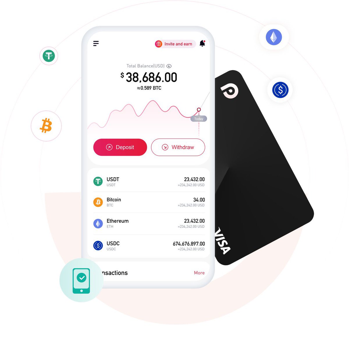 Abrlien's tweet photo. هدية لمتابعيني بطاقه الكريبتو فيزا  بديل p2p
VISA CARD #Bitcoin بـ 100$ دولار

تقدر تسحب منها كاش بالسعودية🇸🇦  وتقدر ابل باي 
⬇️
رتويت للتغريده + ومنشن وبسحب قريبا على الفائز 

رابط تحميل التطبيق وعند التحميل بيجيك 5 دولار مجانا للجميع ⬇️
https://t.co/k1ZSe3ZMK8
او كود 0pvbw https://t.co/p8j6ojYfWX