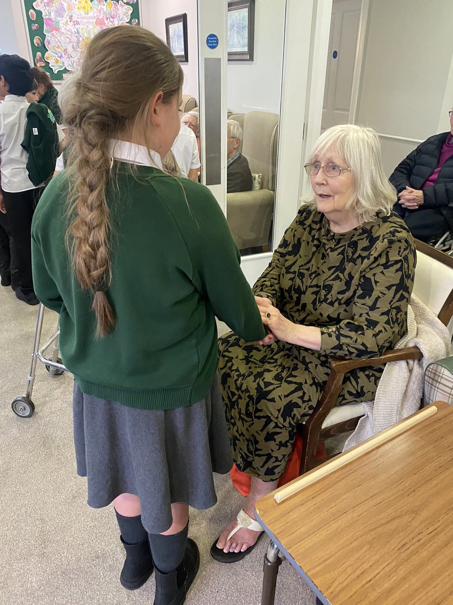 GRPAMaple's tweet photo. Maple class loved visiting Bartletts Care Home today to sing songs and chat with the residents - they sang beautifully and you could really see the joy it brought to everyone https://t.co/J2j0EMSv1n
