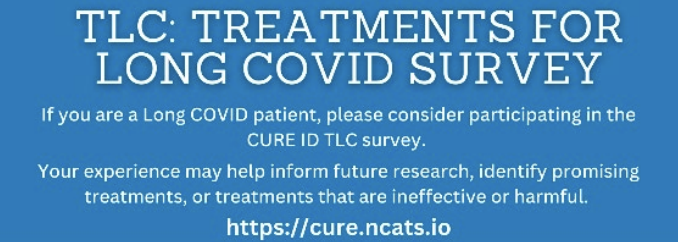 One of the biggest advocacy opportunities of the year has launched - FDA/CURE-ID's #LongCovid treatment survey!

There are many treatment surveys, but this one is special - the data will be used as evidence to help inform which drugs to study in clinical trials! 

Please RT! 

1/