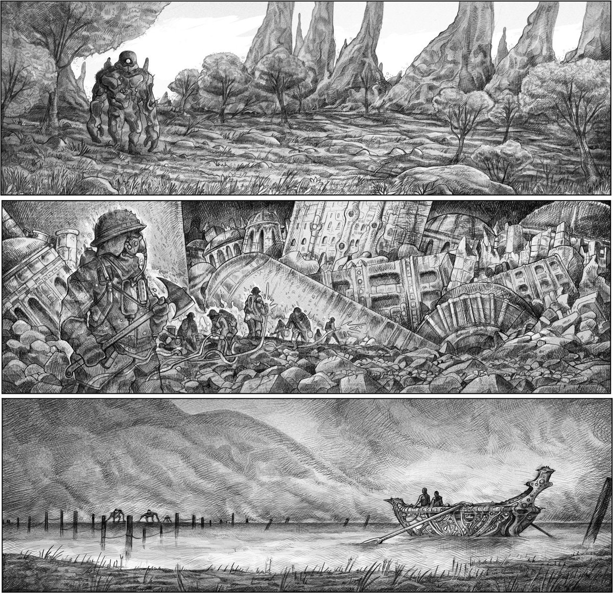 stegocephal's tweet photo. Illustrations for the Cloud Empress https://t.co/hk1ow6KuBs