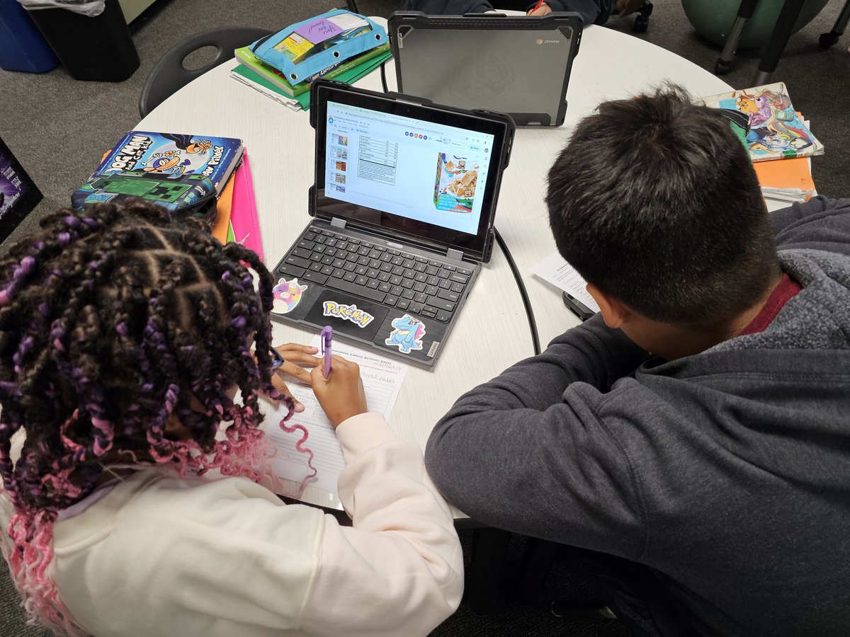 SweetScholars's tweet photo. Time to look at those nutrition facts and compare some of our favorite cereals. An eye opening experience, to be sure. #NutritionUnit #NotAllCerealsAreCreatedEqual #GotMilk @FalconsAvalon https://t.co/gEJf8ztisT