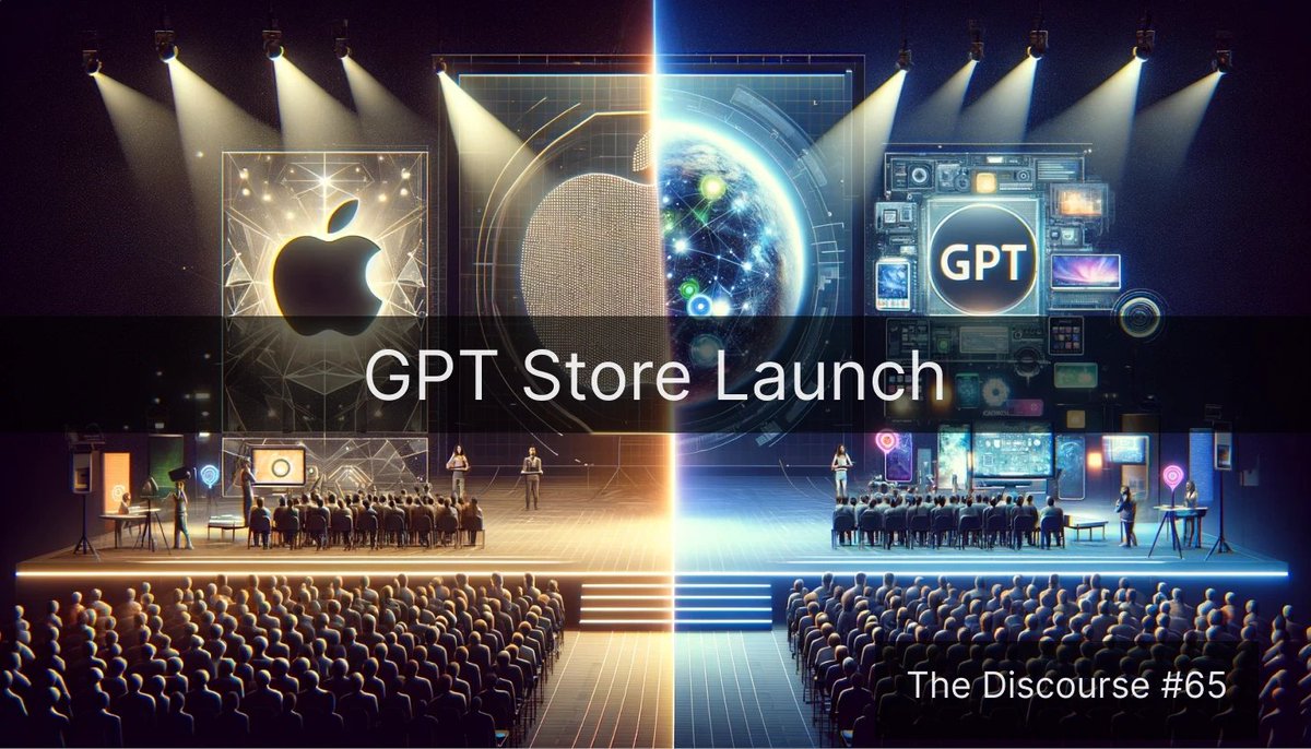 ✨ New post published on <a href="/thediscourseHQ/">The Discourse</a> to 5K+ subscribers

Does the GPT Store launch compare to the Apple App Store launch?

Leave your comments 💭

thediscourse.co/p/does-the-gpt…