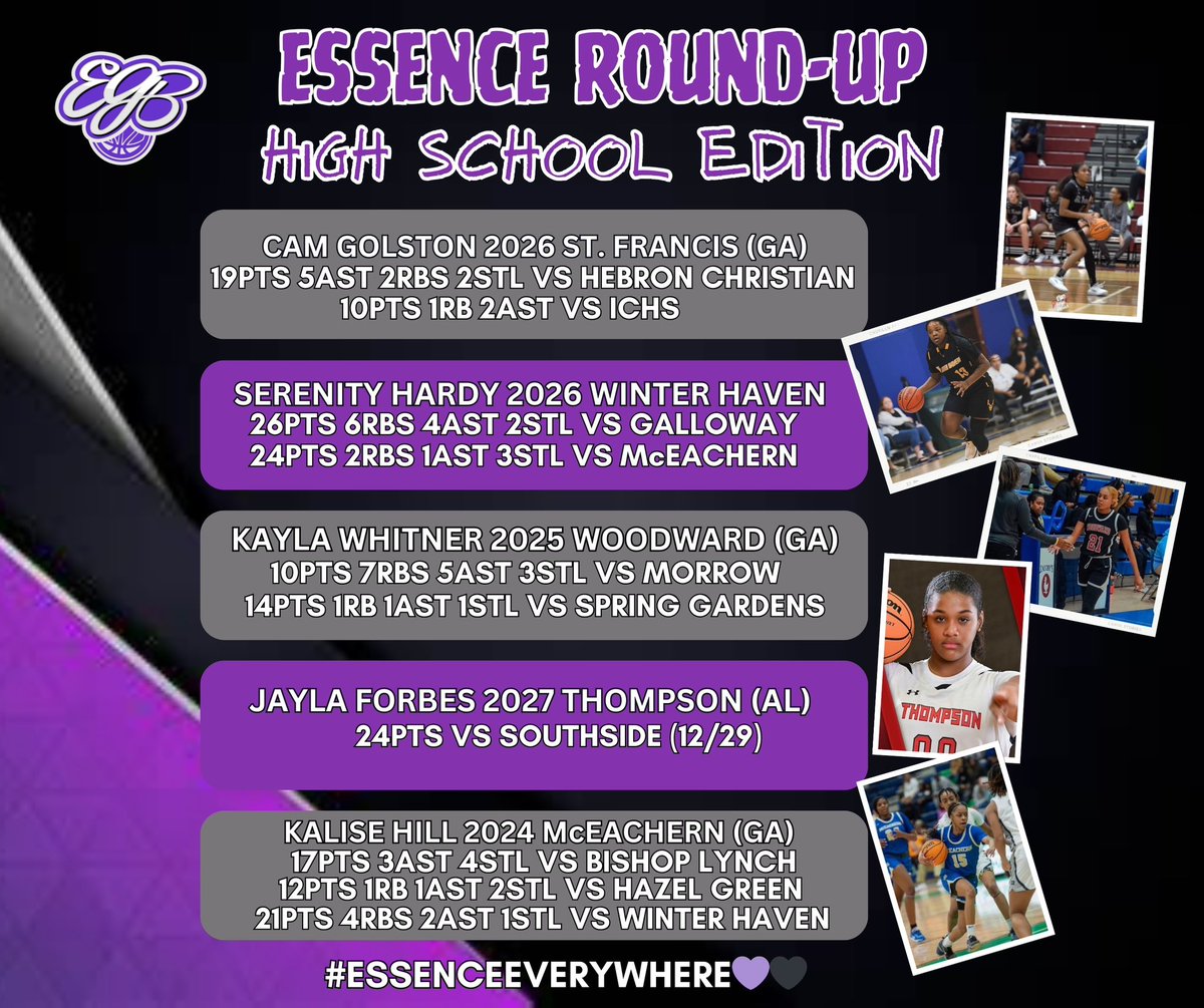 EssenceGirlsBB's tweet photo. #EGBHighSchoolEdition #EssenceEverywhere #PaintTheSouthPurple💜🖤 #EssenceRoundUP https://t.co/EBSEcMobkn