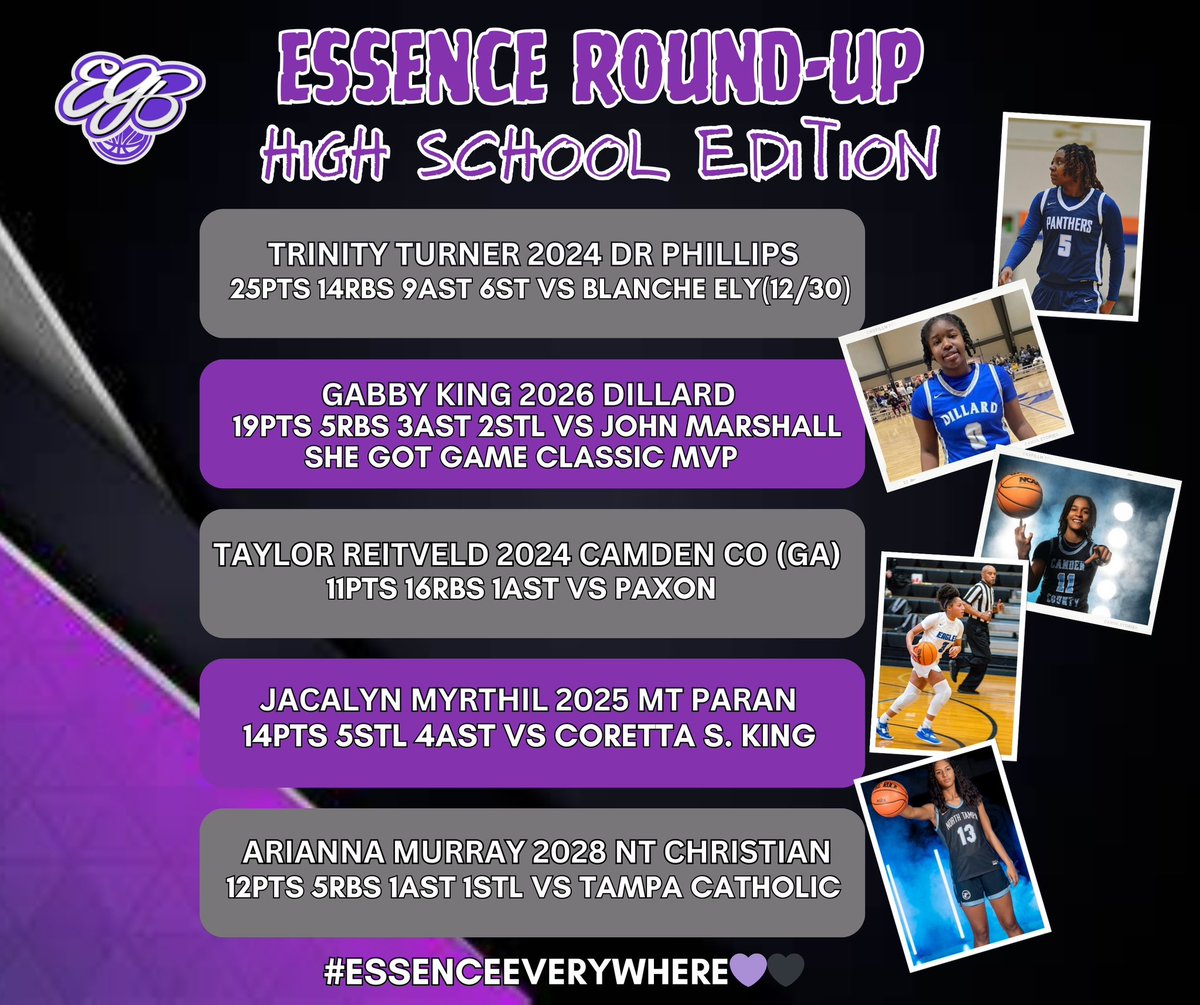 EssenceGirlsBB's tweet photo. #EGBHighSchoolEdition #EssenceEverywhere #PaintTheSouthPurple💜🖤 #EssenceRoundUP https://t.co/EBSEcMobkn