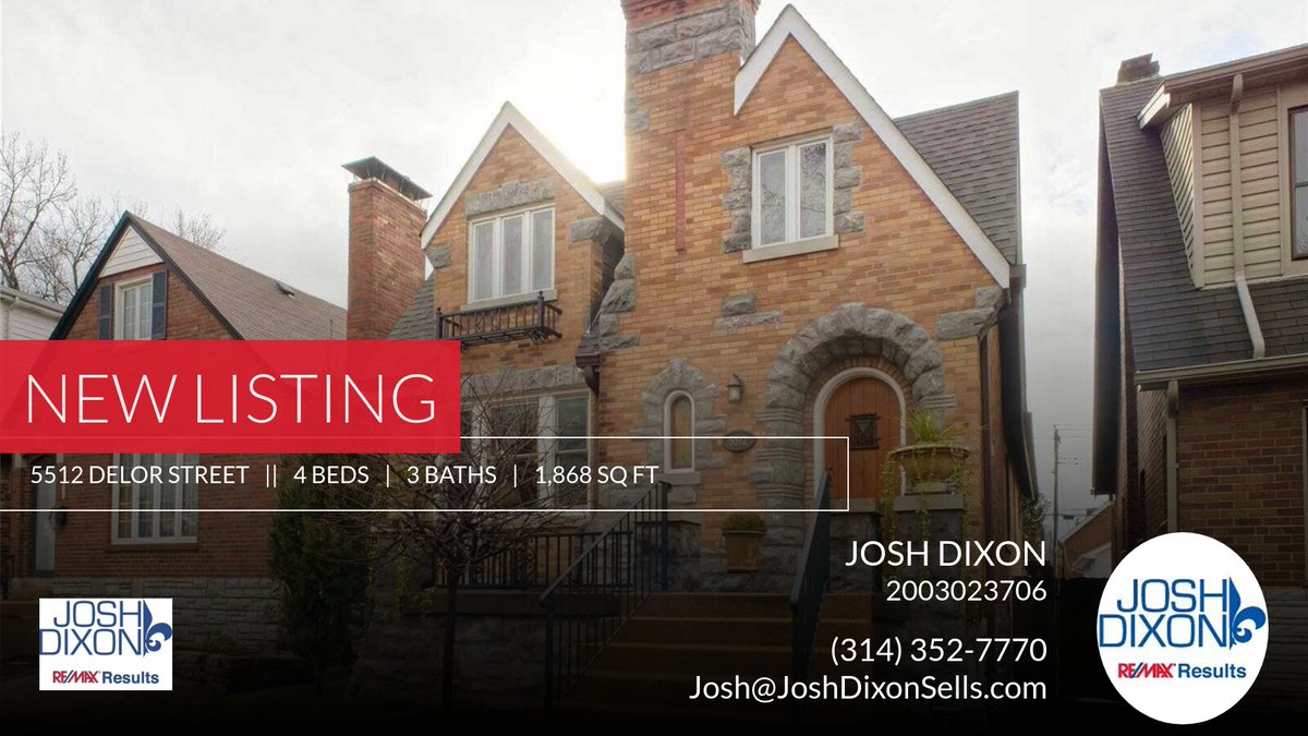 JoshDixonSells's tweet photo. 📍 New Listing 📍 Take a look at this fantastic new property that just hit the market located at 5512 Delor Street in St Louis. Reach out here or at (314) 352-7770 for more information

Josh Dixon - RE/MAX Results - 314-303-3177 - ... https://t.co/W3a1G5fXuk https://t.co/D8fsMZb47W