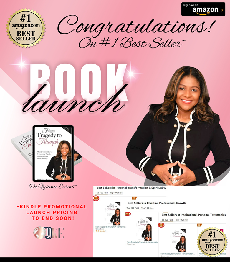 QuianaEvans's tweet photo. One word..."Speechless"...God is able to do exceeding, abundantly above ALL that we can ask or think!!!(Eph.3:20) Made #1 Amazon BEST Seller in ALL 3 of it's categories!!!💕🙌🏽🙏🏽Thank you for the prayers &amp; support...Just me wanting to serve &amp; help others!!! #SoGrateful&amp;Thankful https://t.co/H3rLAZa0s8