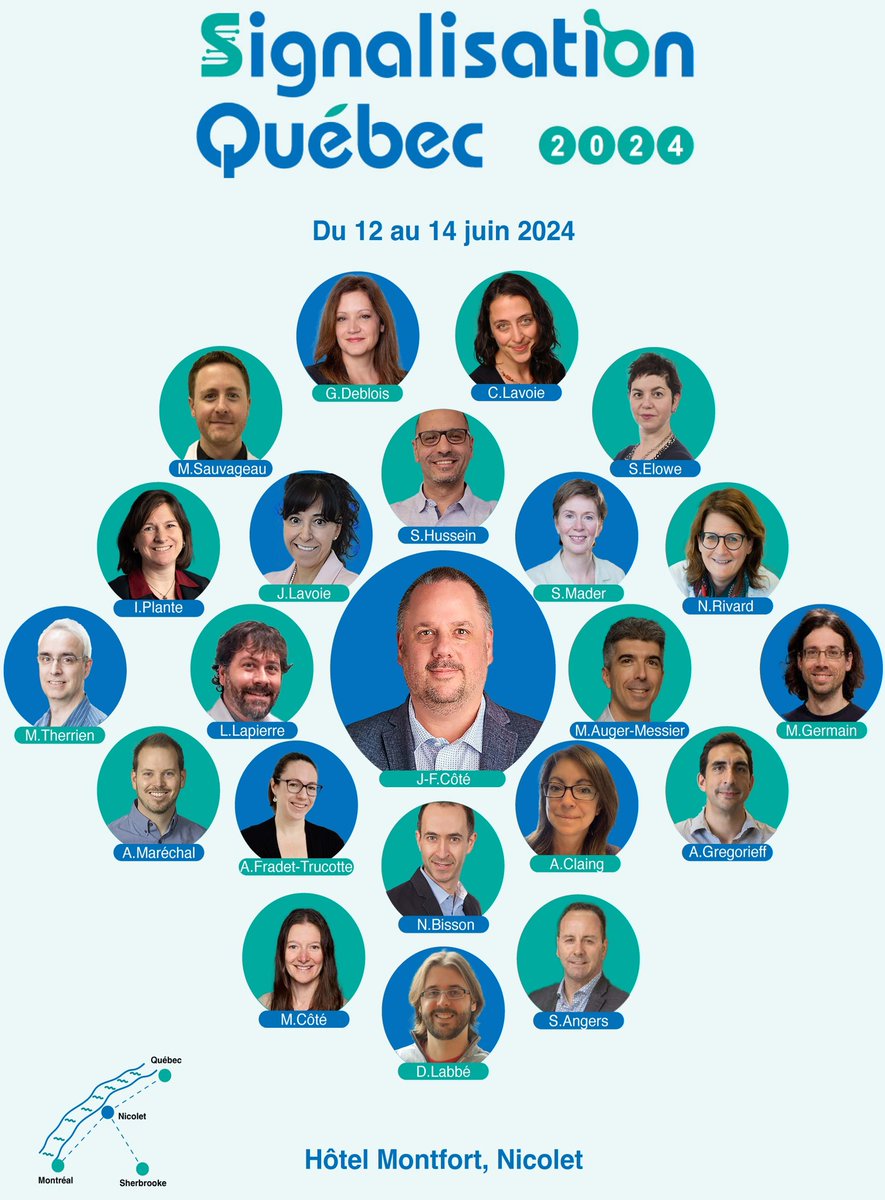 ANNONCE IMPORTANTE — Voici les conférenciers.ières de l’édition 2024 de Signalisation Québec. <a href="/JF_CoteLab/">Jean-Francois Cote</a> @AmelieFT <a href="/SamerZakAm/">Samer Hussein</a> <a href="/DavidP_Labbe/">David P. Labbé, PhD</a> <a href="/G_Deblois/">Genevieve Deblois</a> <a href="/Isaplante77/">Isabelle plante</a> <a href="/LapierreLab/">Louis R. Lapierre Laboratory</a> <a href="/NickBissonLab/">Nick Bisson</a> <a href="/StephAngers/">Stephane Angers</a> <a href="/MCoteLab/">Marceline Cote</a> <a href="/elowesab/">Sabine Elowe</a> et plus