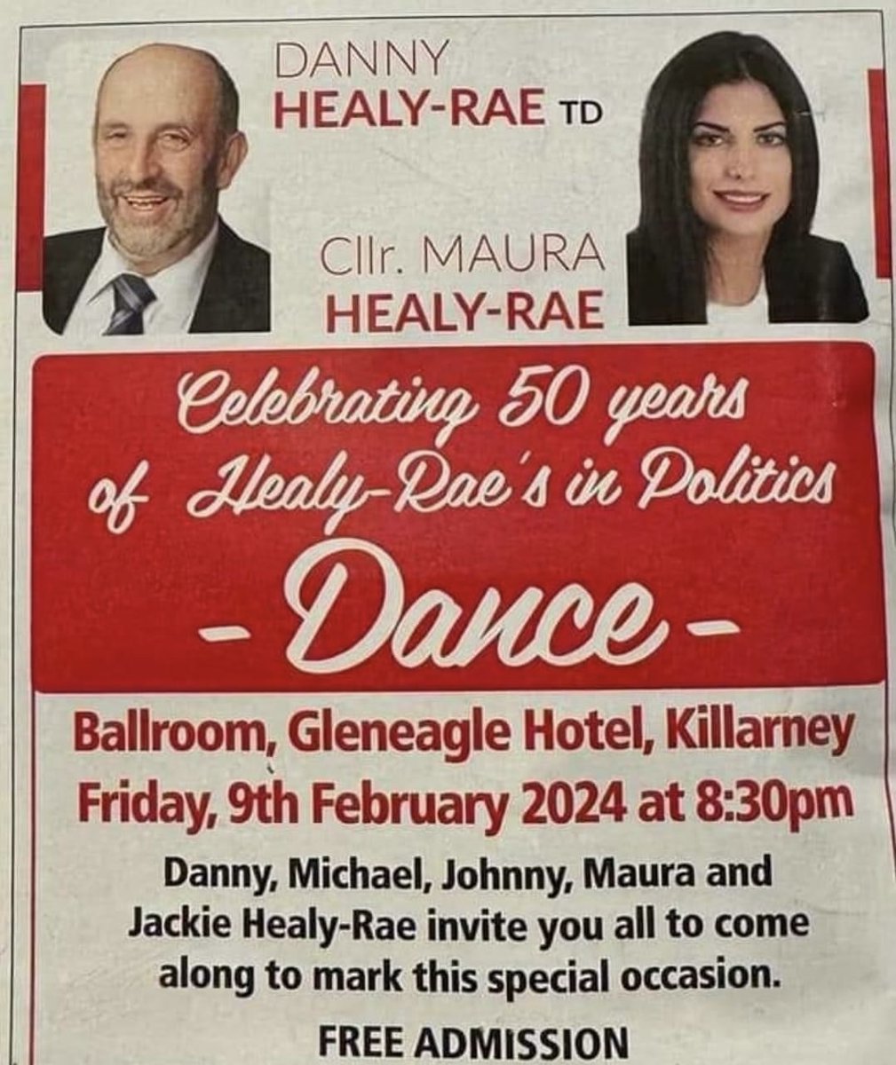 Will we all go to the Healy-Rae Hootendanny?