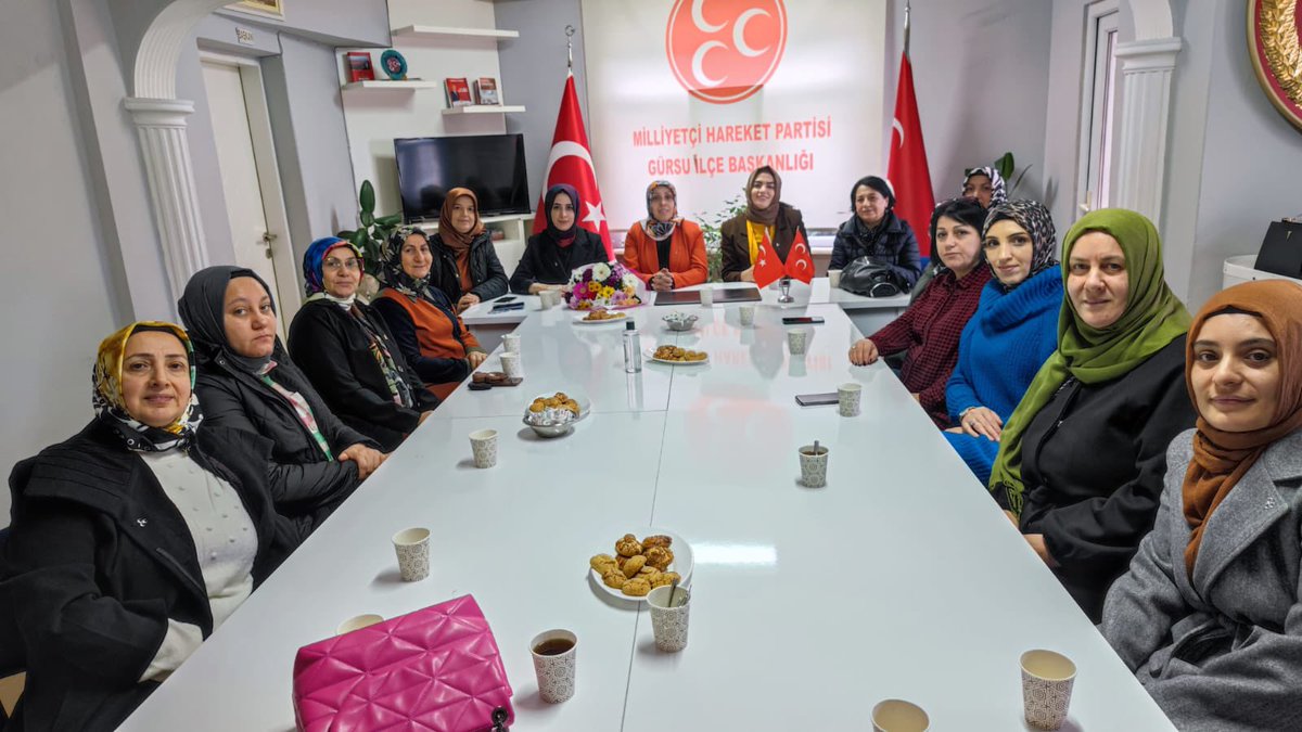 akkadinbursa's tweet photo. Başkan Yardımcımız Ümmü Gülsüm Polat ve Gürsu İlçe Kadın Kolları Başkanımız Zehra Aslan Milliyetçi Hareket Partisi Gürsu İlçe Kadın Kolları Başkanı Ayşe Ermiş ve yeni Yönetim Kuruluna hayırlı olsun ziyareti gerçekleştirdiler. https://t.co/u60pS0C0OJ