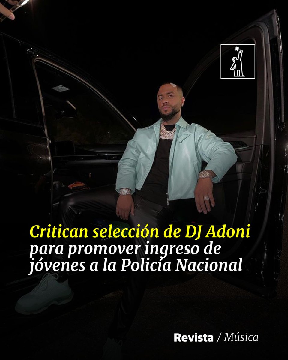 DiarioLibre's tweet photo. 🎶 |#MúsicaDL| ¿Con qué cara le pedirán los nuevos reclutados al vecino que baje la música?", critican 

https://t.co/eEFPKzgBeD

#DiarioLibre #DJAdonis #PoliciaNacional https://t.co/j0NRXGig3Z