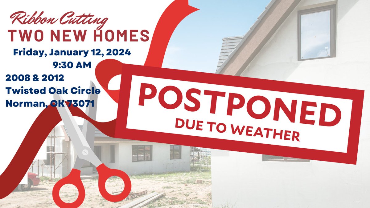 Our ribbon-cutting event is postponed, but our commitment to building homes and hope remains. Stay tuned for the new date!