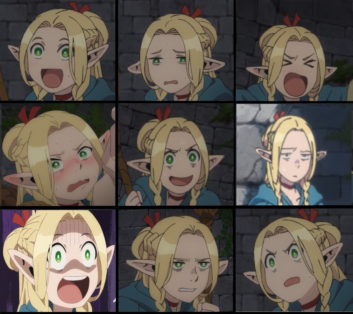 FireSisterBee's tweet photo. Love how Marcille experiences every single human emotion within 1 scene https://t.co/RQjTrtcSoc