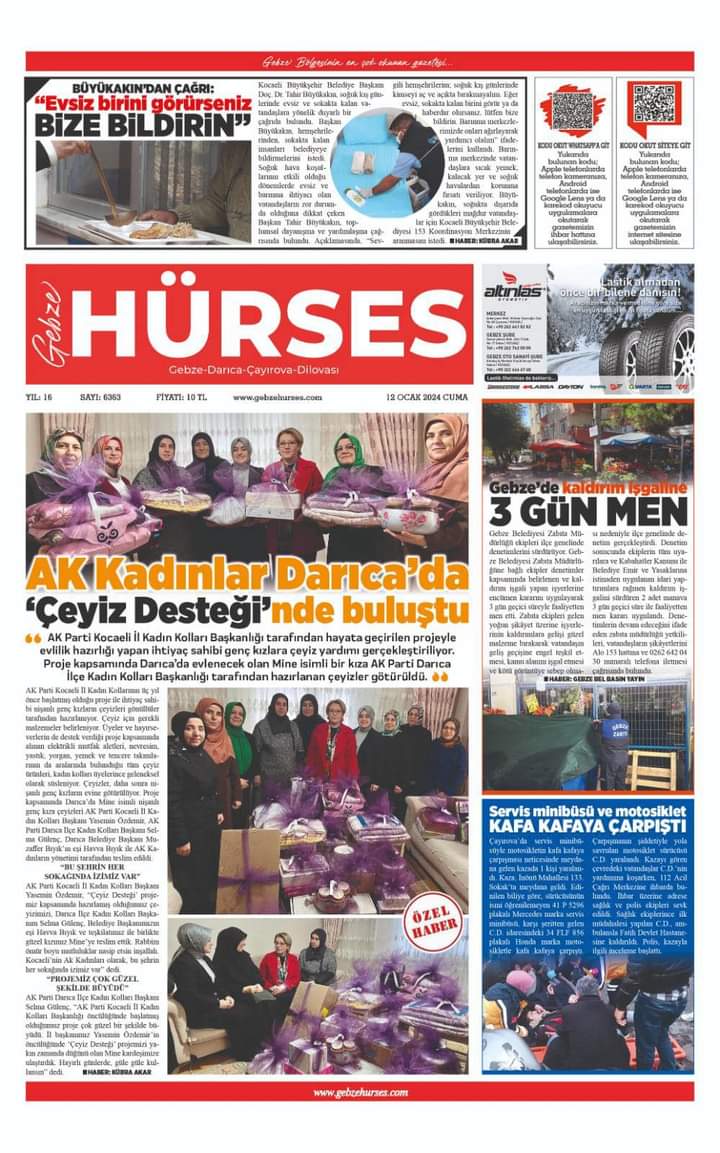AkKadinDarica's tweet photo. #ÇeyizProjesi

📌Basında Biz.

#KadınlarlaBüyükTürkiyeYolunda 
#ÇeyizProjesi
Ak Parti Darıca ilçe kadın kolları olarak genç kızlarımızın yanında her zaman olduğumuz gibi yine varız Allah mesud etsin.. https://t.co/BrYxK1uoVC