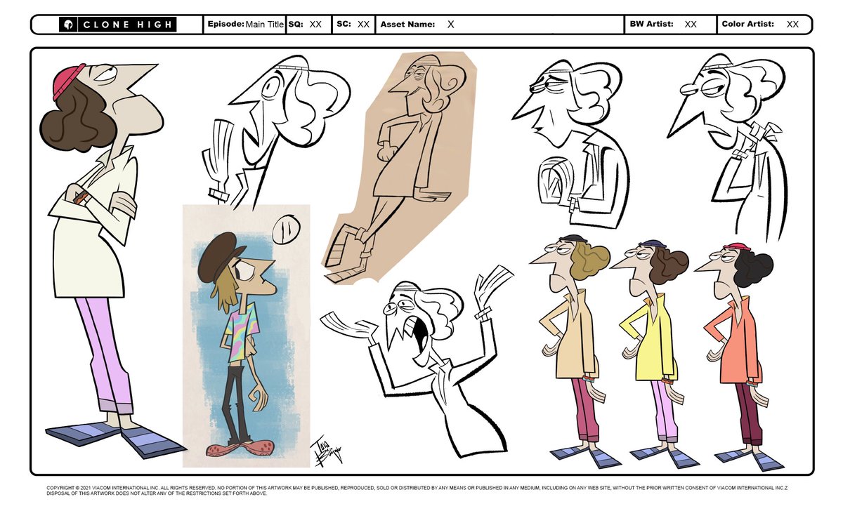 Congrats to the great <a href="/TaraBillinger/">Tara Billinger</a> for the Annie Award for character design for CLONE HIGH - a supremely talented artist and a wonderful person who deserves all the accolades.