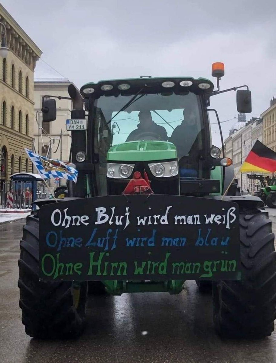 Ils sont très forts ces allemands 🤣🤣🤣
"Sans sang, on devient blanc
Sans air, on devient bleu
Sans cerveau, on devient vert"