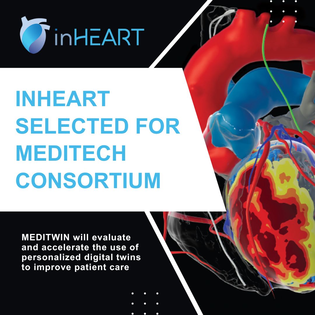 We are excited that we have been selected to participate in the #MEDITWIN consortium; a multidisciplinary effort in France to evaluate and accelerate the use of personalized digital twins to improve patient care in neurology, cardiology, and oncology.