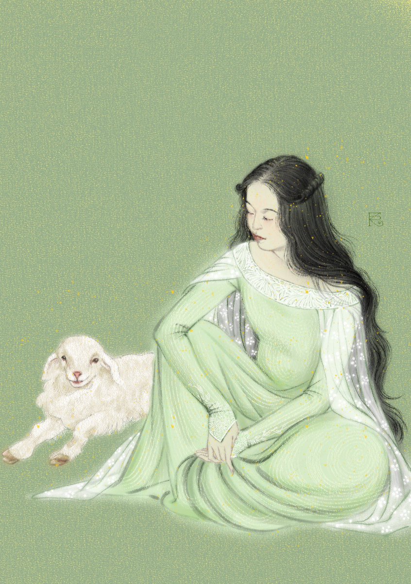 XuChe587's tweet photo. #Númenor  #Ancalimë #TarAncalimë 
努门诺尔的牧羊公主——埃梅尔玟•阿兰妮尔
少年时期的安卡理梅 https://t.co/LyQMSdCtYM