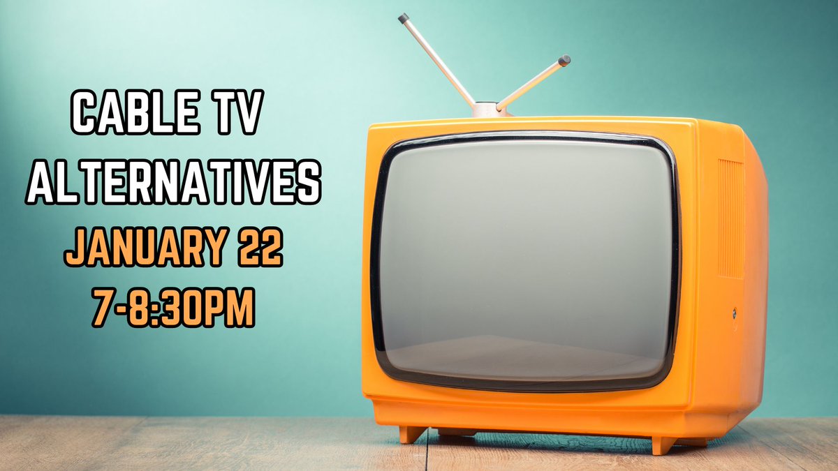 Tired of paying a lot for cable for it to not have all of your favorite  shows? Join us as Arooj Chaudhry walks you through different  subscriptions that offer your favorite channels at more affordable  prices than cable TV or satellite TV.

Register here: search.livebrary.com/record=g111836…