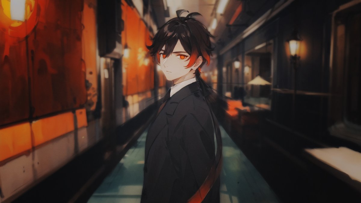 Lajanesso's tweet photo. #Zhongli in the Astral Express :З https://t.co/BhcyRbufiq