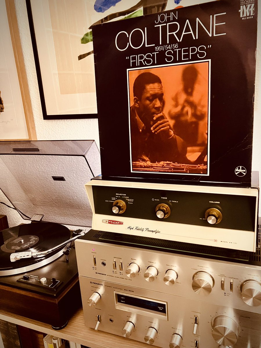 #NewAcquisition: John Coltrane | First Steps | Compilation album of rare Trane live recordings with Dizzy Gillespie Quintet (Birdland, NYC 1951); Johnny Hodges Band (unknown location, 1954) and Miles Davis Quintet (Blue Note, Phil. 1956)