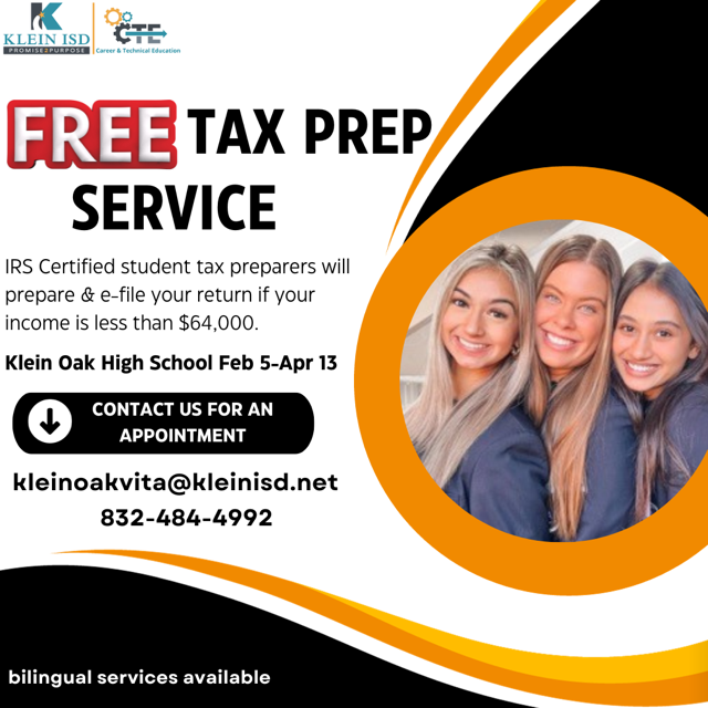 Hey Panthers! If you need help with your taxes, make sure to check out this great opportunity! #beprepared
