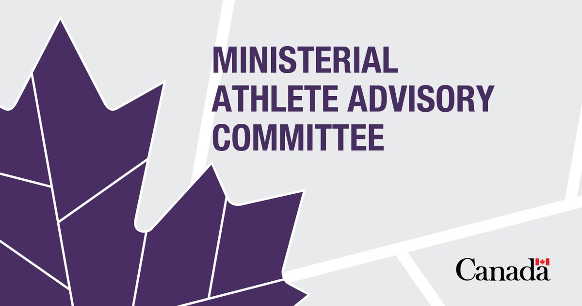 📢 CALL FOR APPLICATIONS — The Ministerial Athlete Advisory Committee will be put in place to ensure that athletes are at the centre of decision making. The call for at-large applications is reopening for national senior team level athletes. (1/2)