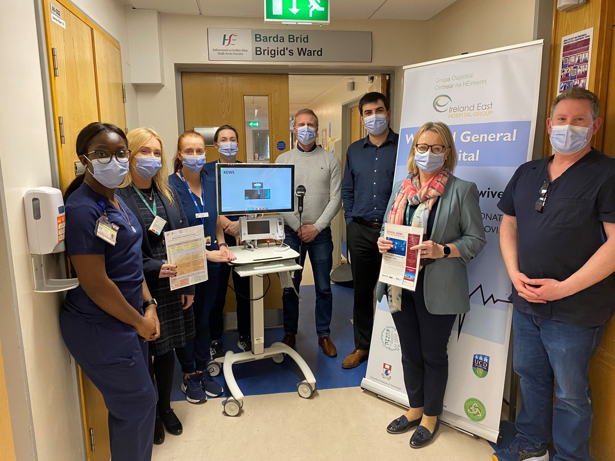 Digital INEWS went live today in Brigid's Ward @WexGenHosp. Huge congratulations to the implementation team for supporting this important patient safety initiative 👏👏 #teamwork #digitalinews #DPIP