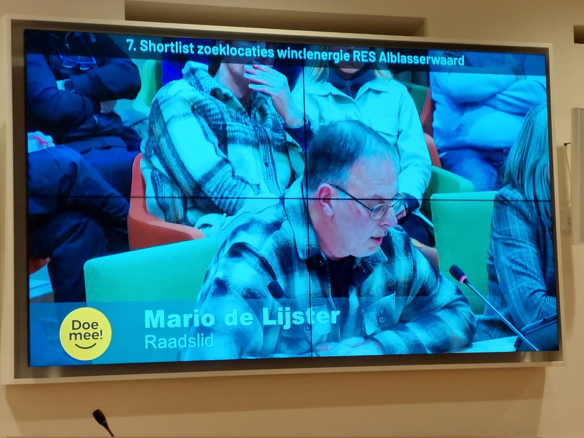 Het vaststellen van  zogenaamde shortlist voor windturbines om participatie van inwoners <a href="/Molenlanden_Gem/">Gemeente Molenlanden</a> staat vanavond op programma <a href="/raadmolenlanden/">gemeenteraad Molenlanden</a>

Hoe gaan we om met locatie Avelingen?
<a href="/DoetMario/">Mario Doet Mee</a>
leverde bijdrage onder grote belangstelling van inwoners die inspraken.