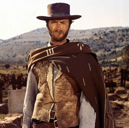 fasc1nate's tweet photo. When Italian director Sergio Leone made his famous Western “A Fistful Of Dollars,” he wanted a man with ‘no name or fame in Hollywood.’

 He found it in Clint Eastwood.Eastwood only had two facial expressions at times, as Leone liked to joke: “With hat, and without a hat.”.

“More than a man, I needed a mask…” the director said. A smart choice, also from an economic perspective, as he had to pay Eastwood a mere 15,000 dollars for his part. 

Clint Eastwood had to have a cigar in his mouth for much of the film — something the man hates as he hated the tobacco taste. Hence giving him his signature scowl. 

Add to this the scorching heat of the sunny Italian summer making Eastwood perpetually squint, and it’s not hard to see how a legend was born; all elements came together beautifully.