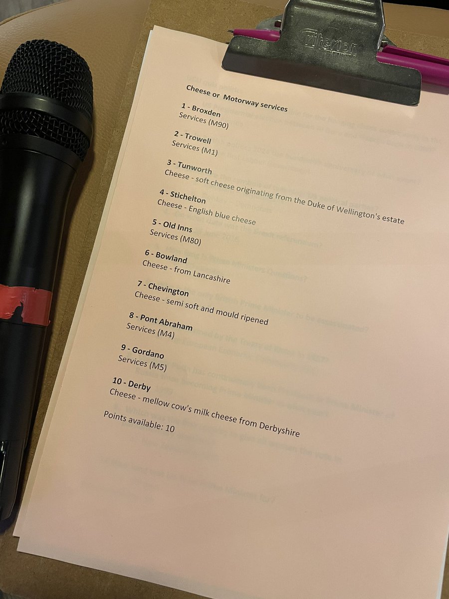 Is it a cheese, or is it a motorway service station.

Amazing concept for a quiz round 👌 🧀