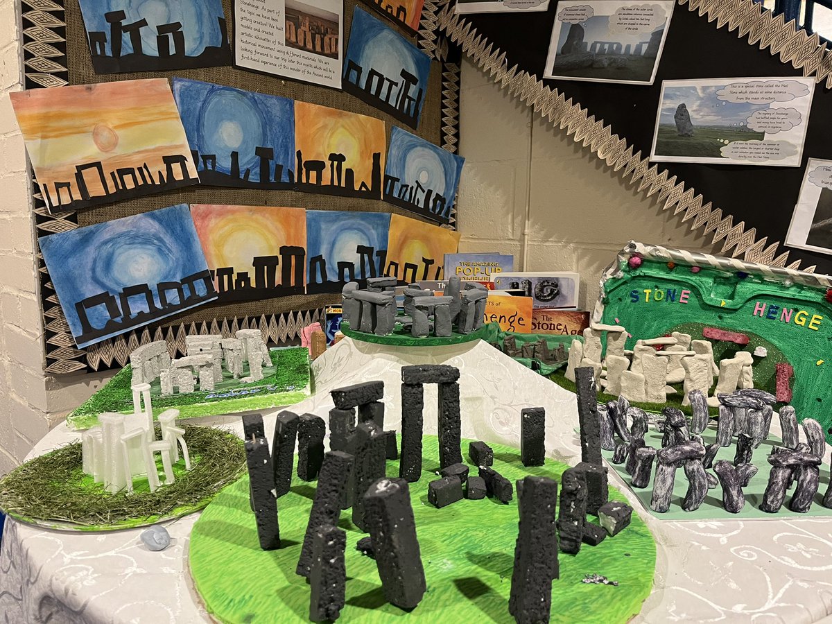 Stonehenge comes to Blair Peach Primary School before our Year 3s go to Stonehenge! Look at the amazing home learning projects they’ve created!