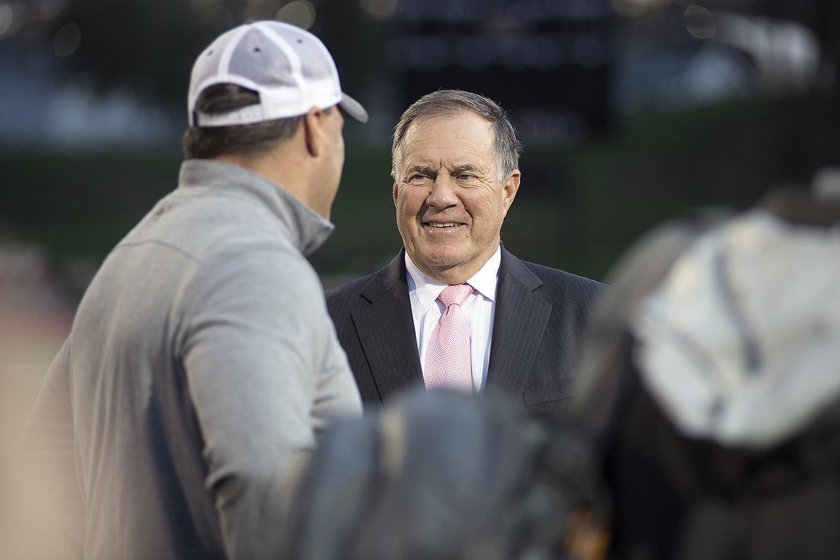 wes_athletics's tweet image. HATS OFF TO THE 🐐 

Today marked the end of arguably the greatest coaching run in NFL history as Bill Belichick ‘75 and the Patriots parted ways after serving as head coach for 24 seasons, winning 6 Super Bowls 🏆