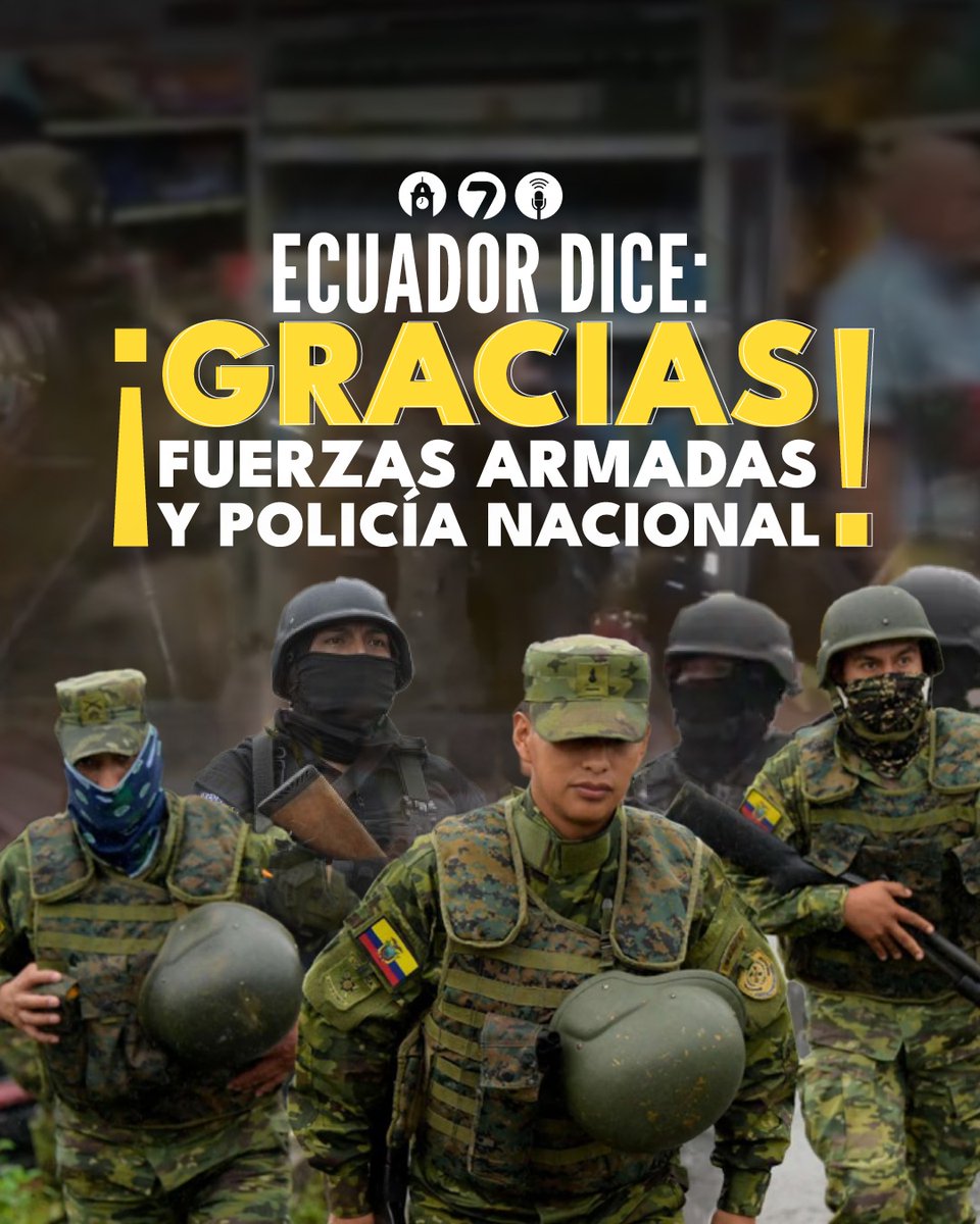 #Actualidad | #VIDEO. Militares y policías son recibidos con aplausos y donaciones por parte de ciudadanos agradecidos por su labor en las calles. #LéaloenET: tinyurl.com/ypvj9llj