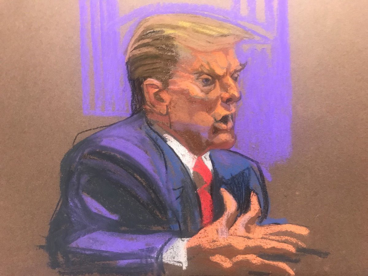 🚨🚨🚨 « Je suis innocent ! »

Matinée complètement FOLLE à New York où Trump risque la chute de son empire financier. 

Qui s’est terminée par une déclaration  de Trump et une intervention du juge. 

Un moment qui va sûrement venir hanter Trump plus tard. 

Rendez-vous dans