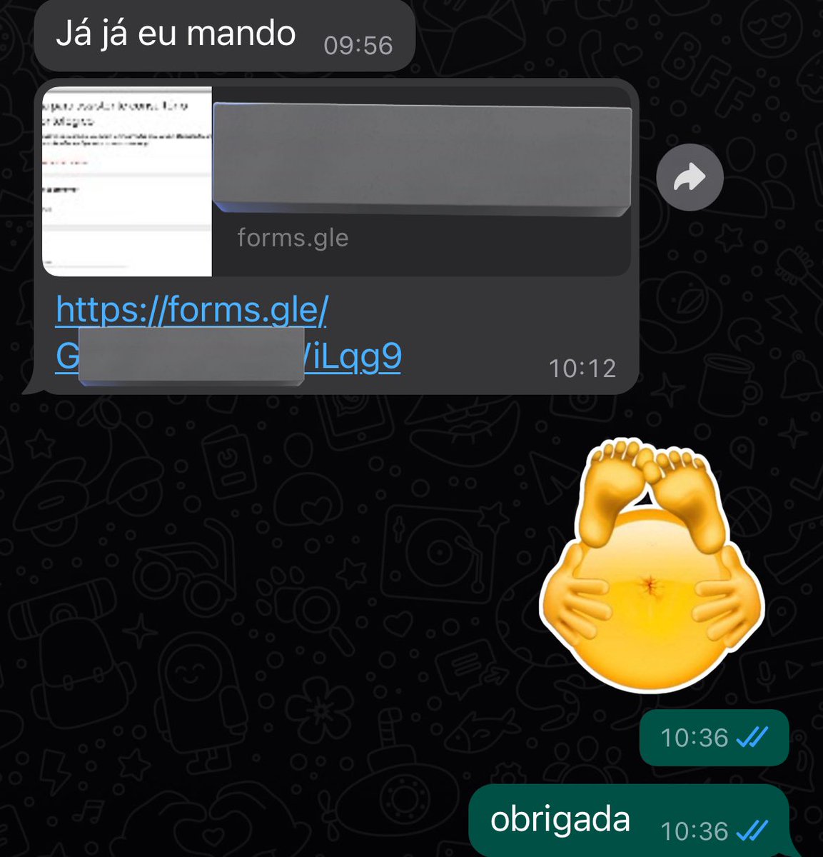 BatatwBad's tweet photo. meu momento de esquizofrenia é mandar uma figurinha nada a ver com a mensagem e fingir q ta tudo ok https://t.co/wA3MXh7KeZ