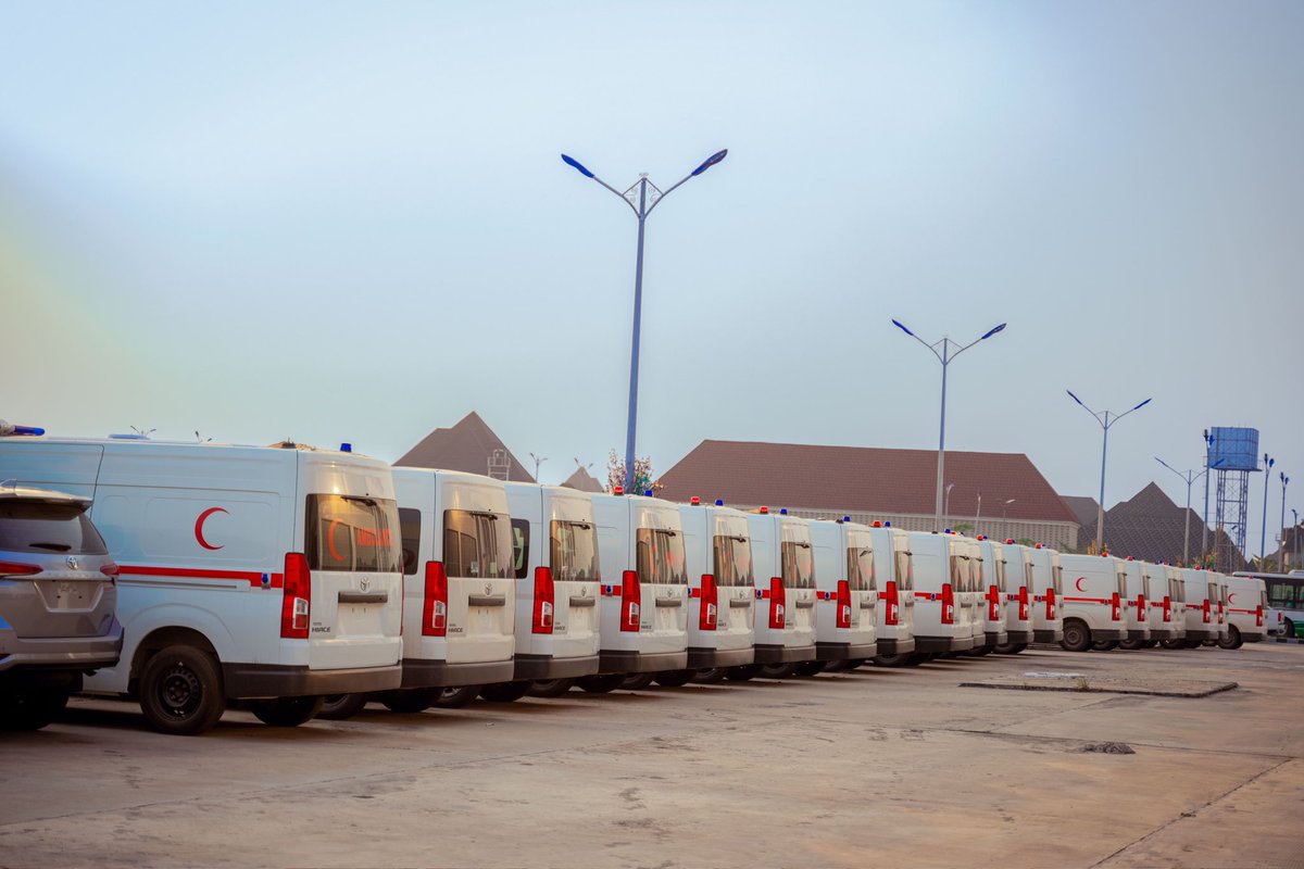 leoekene's tweet photo. No Long Stories! 

Find below, the SUVs procured by Governor @FrancisNwifuru for all the medical doctors working in the General Hospitals across the State, to ensure they are at work seamlessly and respond to duty calls. 

This in no small measure will give them good confidence and assurance of their welfare, having been employed by the State Government. It is meant as well, to ensure that they do not convert the hospital ambulances to their private cars. All the SUVs have been paid for and all of them delivered. 

Talking of ambulances, pictures 3 and 4 show some of the ambulances procured by Ebonyi State Government for the General Hospitals. 52 were paid for, but 20 of them have arrived. The rest will be delivered soon. The Governor intends to have 2 ambulances for each General Hospital in Ebonyi State. 

Ebonyi State is on the rise, and our Chief Servant is leaving no stone unturned in that regard. 

The Governor will deploy them soon, according to his esteemed discretion. 

#EbonyiState #FON #ThePeoplesCharterofNeeds #NdiEbonyi #NdiAbakaliki #BERWO 

- Leo